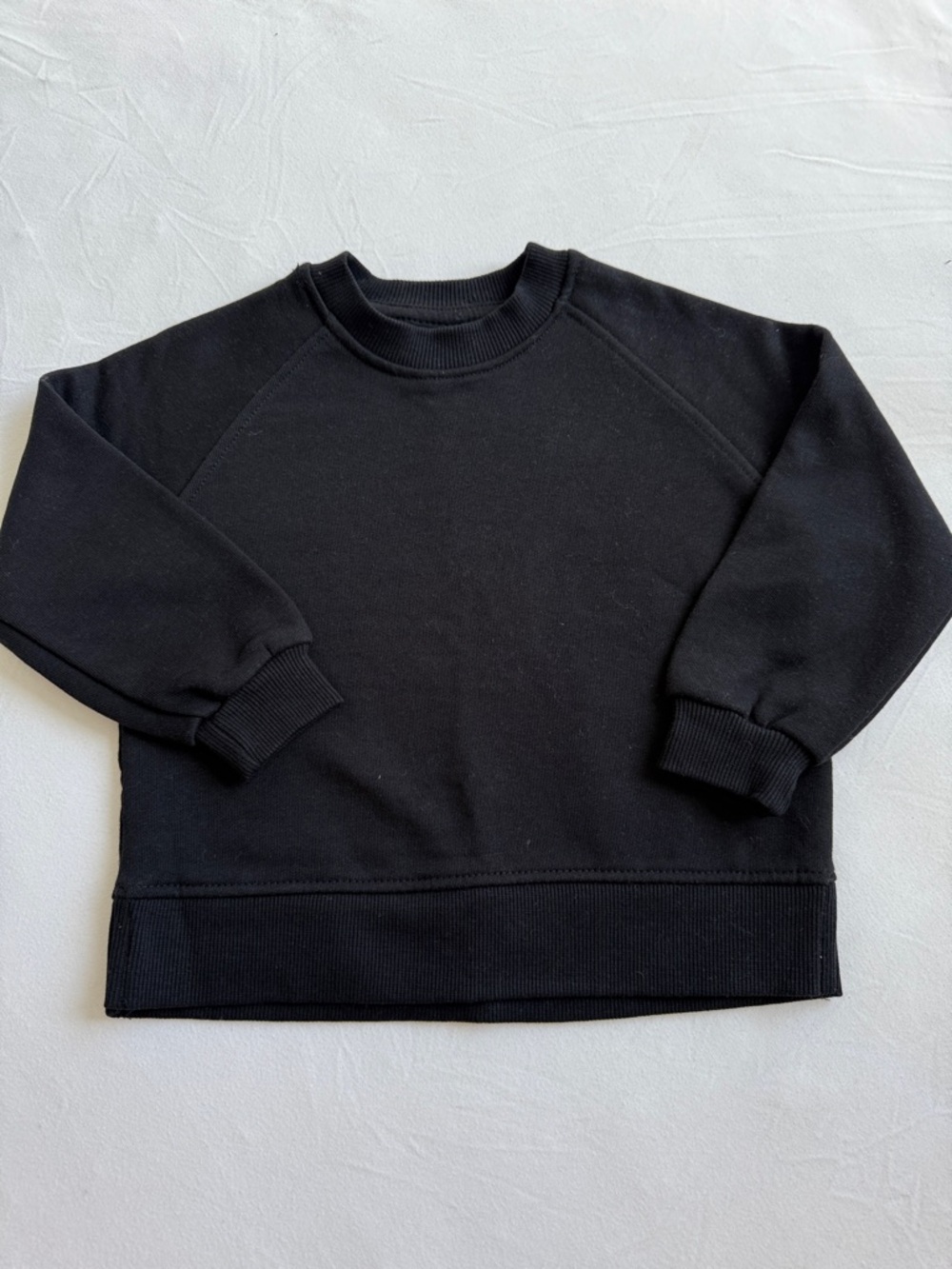 Zara Kids Black Crewneck Sweatshirt Size 2-3 Years
